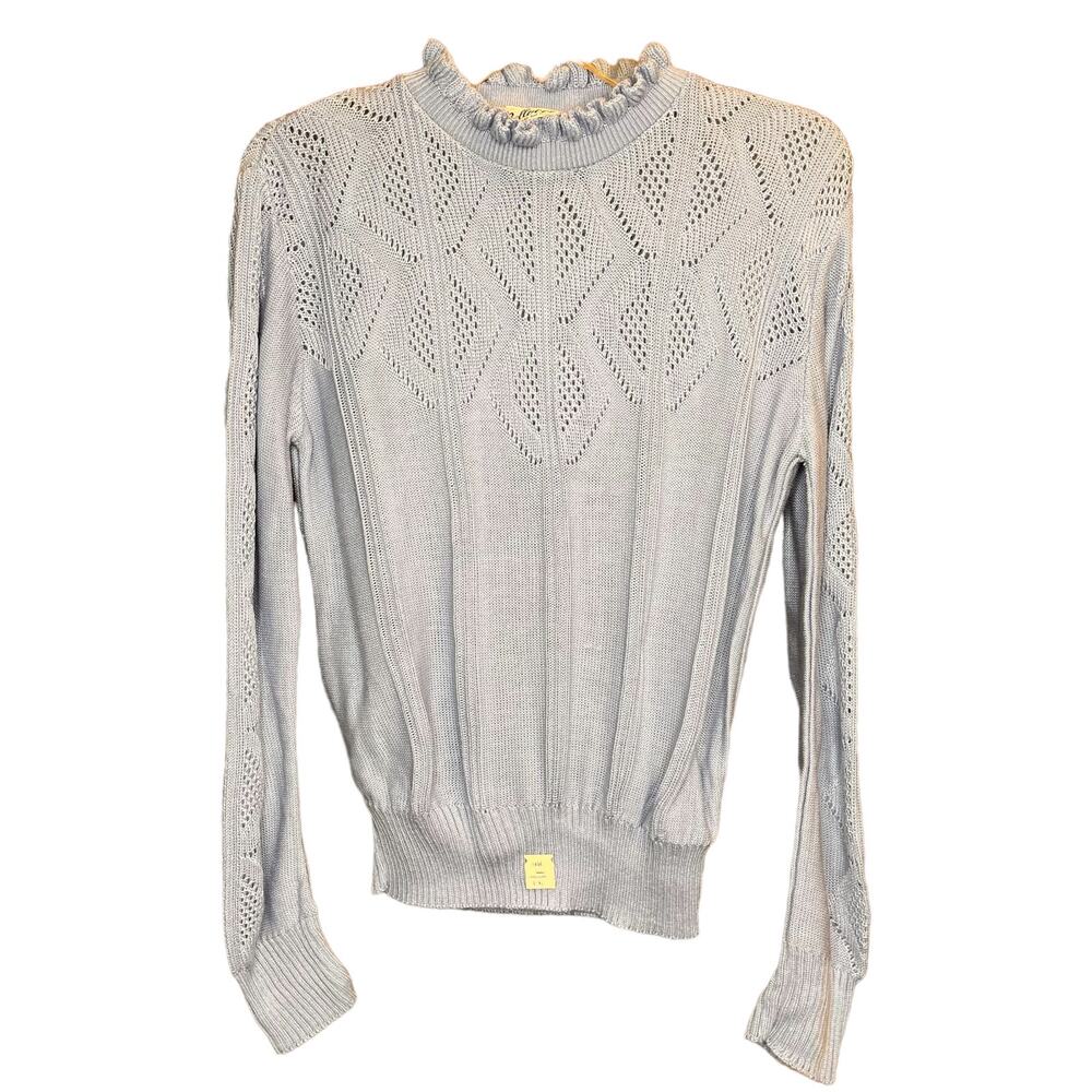 Vintage Bellocci By Kenneth Too Blue Long Sleeve Knit Sweater